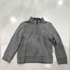 Toddler Boy’s Vineyard Vines grey quarter zip. Size 4T